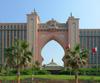 Jumeirah, Dubai, UAE: Hotel Atlantis, the Palm, resort on the an manmade island of Palm Jumeirah - WATG architects - photo by J.Kaman