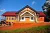 Kampala, Uganda: brick church on Kikaya Hill, Bahai road - photo by M.Torres