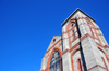 Boston, Massachusetts, USA: Charlestown - St Mary's Catholic Church - Tudor Gothic architecture - St. Catherine of Siena Parish - photo by M.Torres