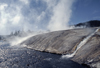 Yellowstone National Park, Wyoming, USA: steaming thermal pools - America's first national park, established in 1872 - photo by C.Lovell