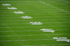 Denver, Colorado, USA: Invesco Field at Mile High football stadium - the numbers on the field indicate the distance in yards to the nearest end zone - photo by M.Torres