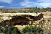 Mesa Verde National Park, Montezuma County, Colorado, USA: Oak Tree House - view from Canyon lookout, Mesa Top Loop - photo by A.Ferrari