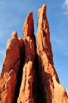 Colorado Springs, El Paso County, Colorado, USA: Garden of the Gods - formation know as the 'Three Graces' - photo by M.Torres