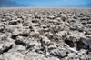 Death Valley National Park, California, USA: Devil's Golf Course -  rock salt eroded by wind and water into jagged spires - photo by M.Torres