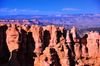 Bryce Canyon National Park, Utah, USA: Black Birch Canyon - pink cliffs and pinnacles seen from the canyon rim - photo by M.Torres