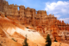 Bryce Canyon National Park, Utah, USA: Peek-A-Boo Loop Trail - natural windows are formed before the pinnacles separate and become hoodoos - photo by A.Ferrari