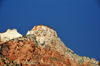 Zion National Park, Utah, USA: the Beehives and the Sentinel (right) - photo by M.Torres