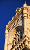 Portland, Oregon, USA: neo-gothic tower of the First Congregational Church, built in 1895 - architect Henry J. Hefty - 1126 SW Park Avenue - photo by M.Torres