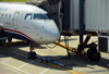 Warwick, Kent County, Rhode Island, USA: US Airways Express / Republic Airlines  Embraer ERJ175, N125HQ -  jet bridge at T. F. Green Airport (PVD), serving Providence - photo by M.Torres