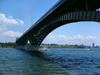 Buffalo (New York State): peacebridge - view from Canada (photo by Robert Grove)