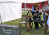 Old Wade House State Park - Sheboygan County (Wisconsin): Gatling Gun - machinegun - Wild West Show - photo by G.Frysinger