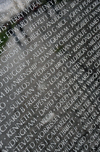 Washington, D.C., USA: Vietnam Veterans Memorial Wall - random names of fallen U.S. soldiers - Constitution Gardens - National Mall - architect Maya Lin - photo by M.Torres