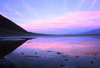 USA - Death Valley (California): Badwater - sunrise with reflection of mountains - photo by J.Fekete