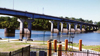 Fort Smith (Arkansas): bridge over the Arkansas river - photo by G.Frysinger