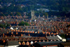 Wales - Cardiff: rooftops - red roofs - terraced houses (photographer: R.Eime)