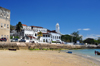 Stone Town, Zanzibar, Tanzania: Palace museum and the beach - Beit el-Saha - Forodhani, Mzingani road - photo by M.Torres